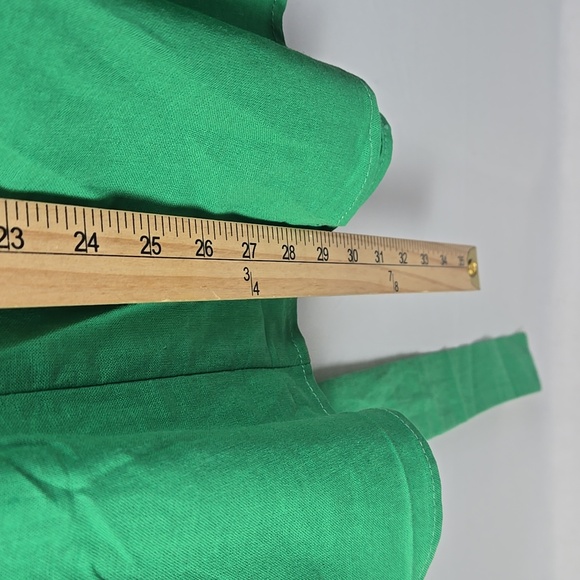 CoMMENSE Oversized Green Linen Blend 2 Pc Pants Set Women's Sz S, Coastal NWT - Picture 7 of 14